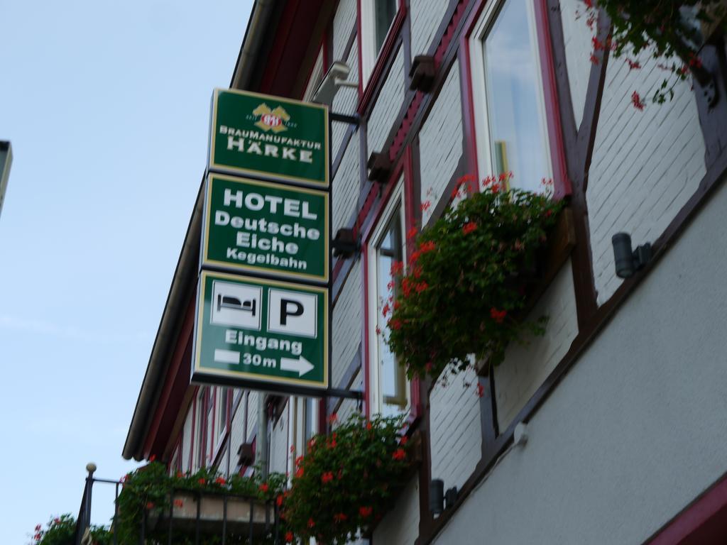 Hotel Deutsche Eiche In Northeim Esterno foto